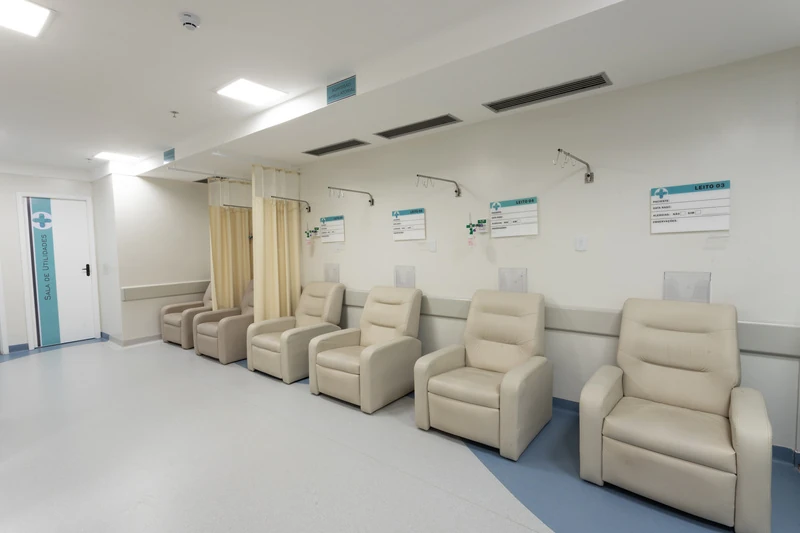 Área de pré e pós-operatório 